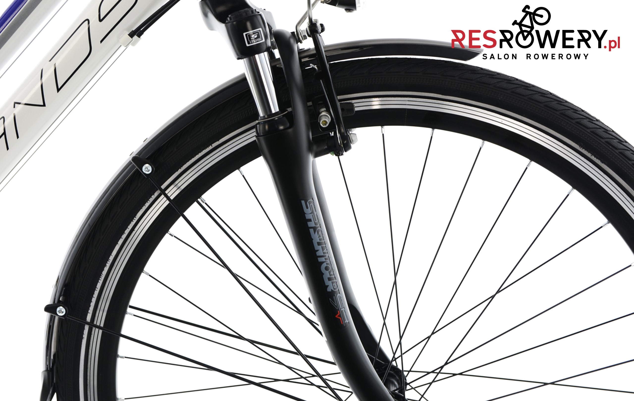 Rower Trekking 28" KANDS TRAVELX białoniebieski Rama D19 2022 Sklep