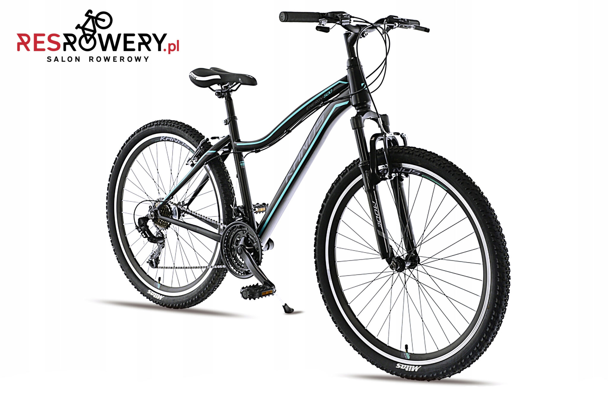 Rower Kands Energy 500 Górski Damski 26 Czarnoturkusowy D19 2022